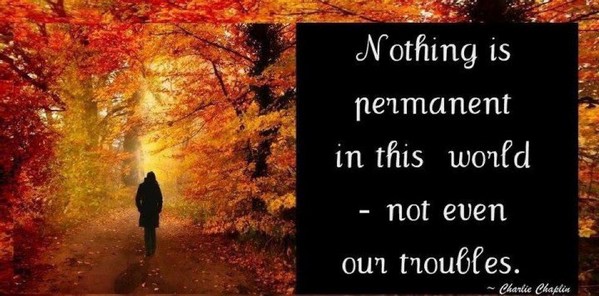 Nothing is permanent